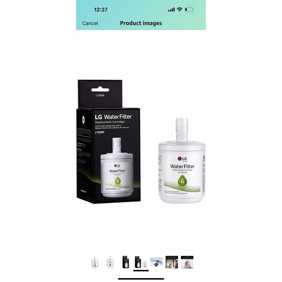 LG LT500P 6 Month 500 Gallon Capacity Replacement Refrigerator Water Filter - Picture 6 of 7